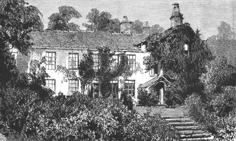 ''Rydal Mount, Wordsworth's house', 1888. Creator: Unknown.
