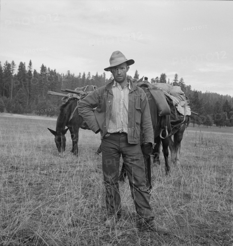Basque sheep herder who speaks broken English..., Adams County, Idaho, 1939. Creator: Dorothea Lange.