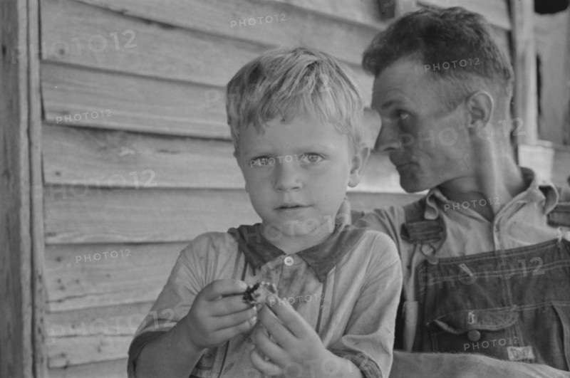 Charles Burroughs and Floyd Burroughs, Hale County, Alabama, 1936. Creator: Walker Evans.