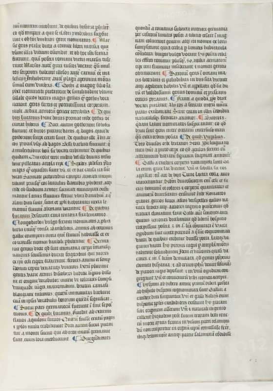 Folio Eighteen from Burchard of Sion's De locis ac mirabilibus mundi, or an Illuminated..., c. 1460. Creator: Burchard of Mount Sion.