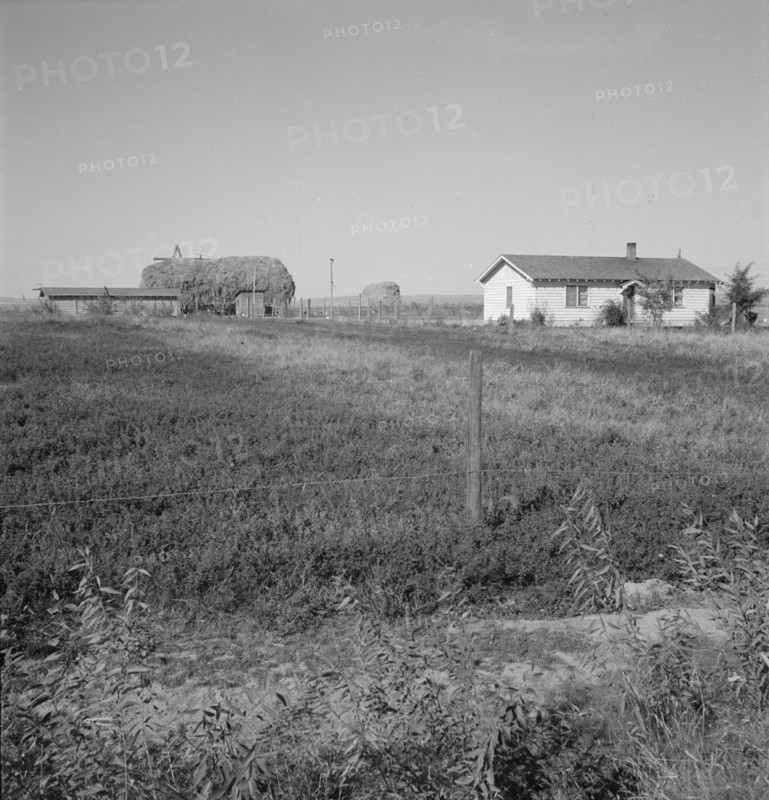 The Emmett Smith house, one of the best of the flat. Dead Ox Flat, Malheur County, Oregon.