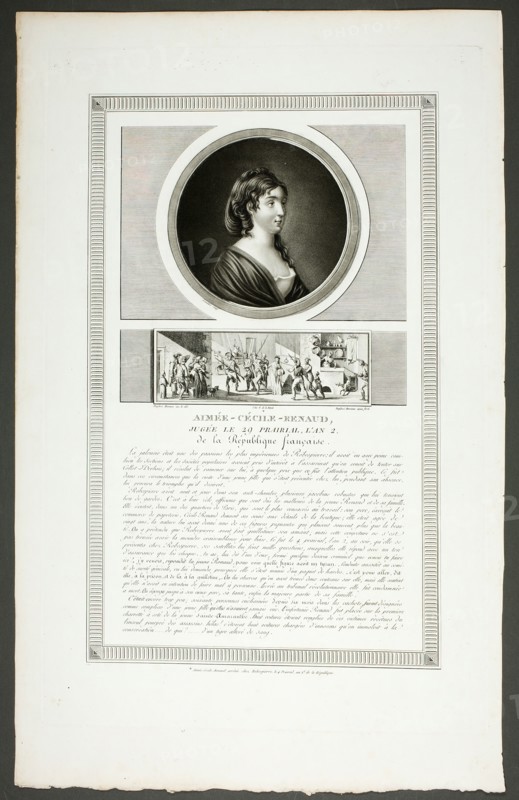 Aimée-Cécile-Renaud, from Tableaux historiques de la Révolution Française, 1798–1804.