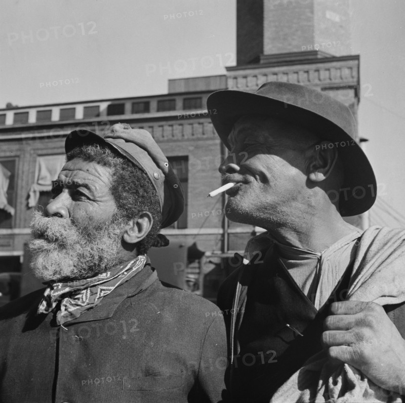 Washington, D.C. "Whiskers" and Johnny Carrol, two familiar faces on the waterfront.