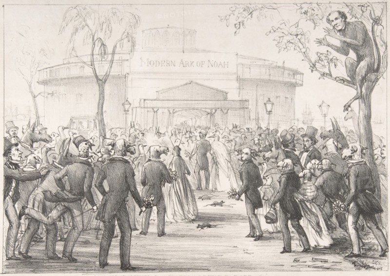 Castle Gardens, The Second Deluge, First Appearance of Jenny Lind in America, 1850.