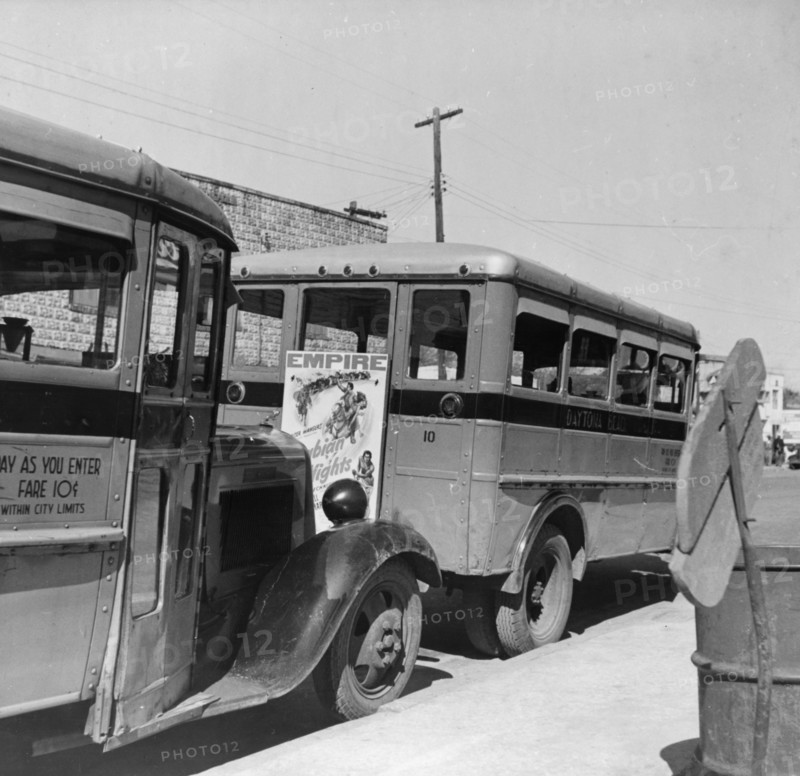 Daytona Beach, Florida. Buses operated by the city which are used only by Negroes.