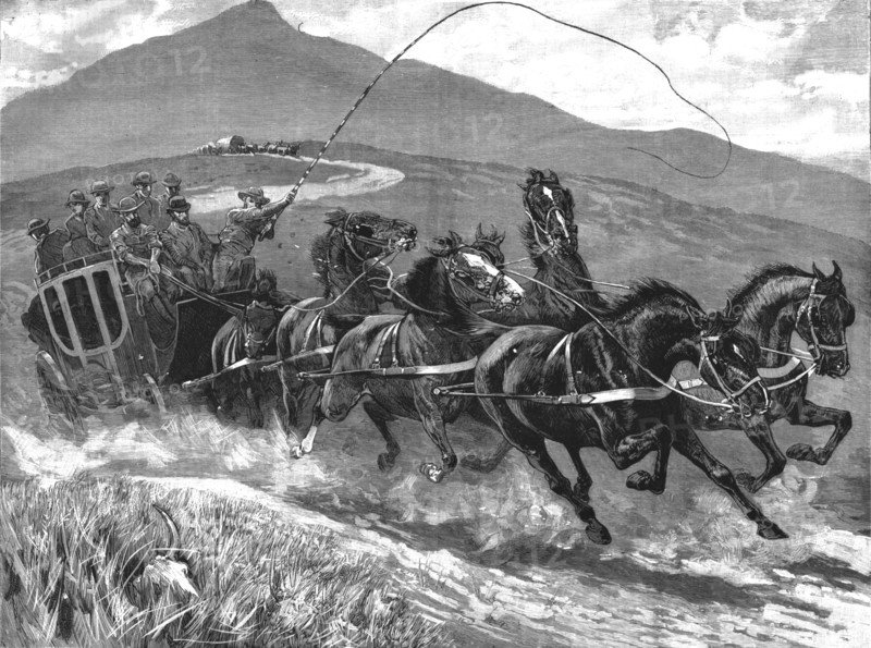 '' The Transvaal Goldfields and how to reach them--by Coach, Eight in Hand', 1890.