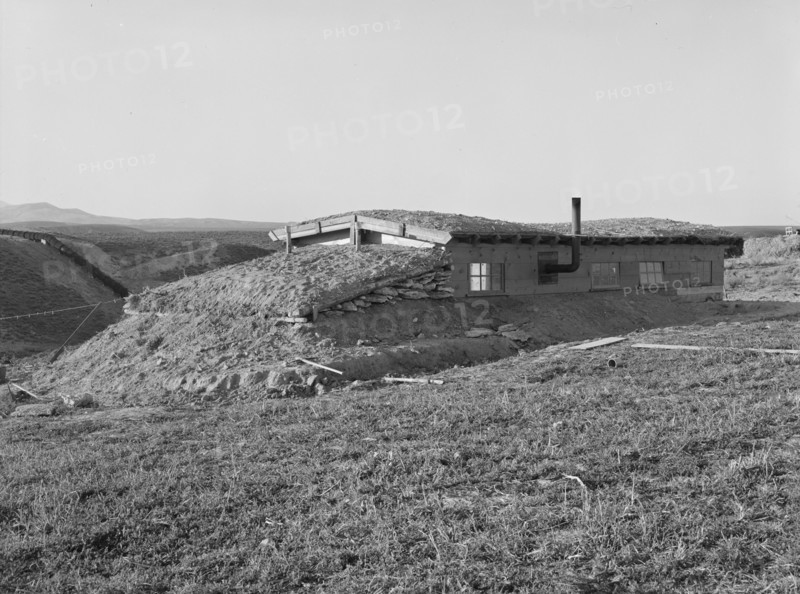 The Daugherty [or Dougherty] home. Warm Springs district, Malheur County, Oregon.