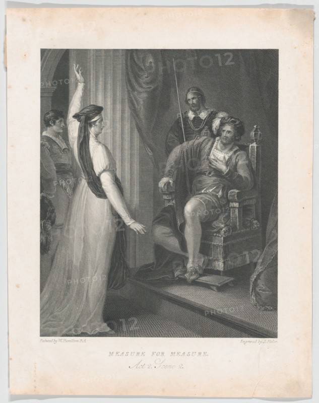 Isabella and Angelo (Shakespeare, Measure for Measure, Act 2, Scene 2), 1794.