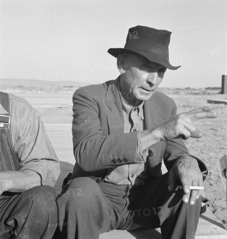 Former Nebraska Farmer, now a migrant farm worker. Klamath County, Oregon. .