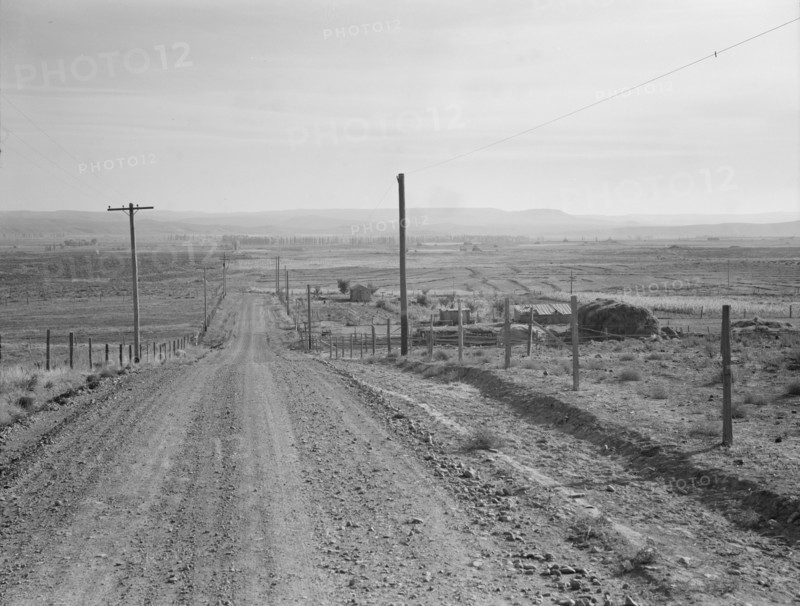 Owyhee project landscape. East Bench, west of Vale, Malheur County, Oregon.