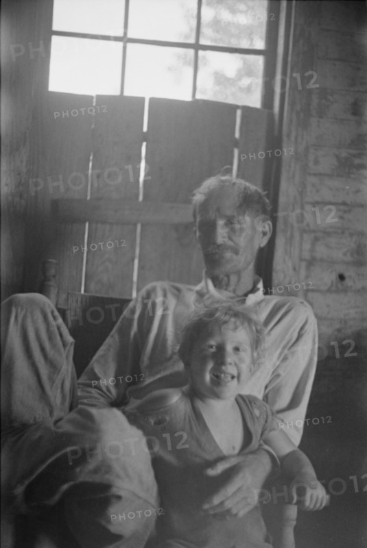 Bud and William Fields, Hale County, Alabama. [Sharecropper and his son].