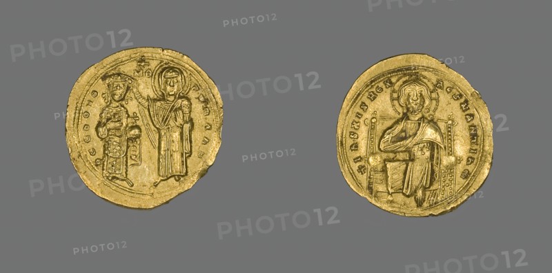 Histamenon (Coin) of Romanus III Argyrus with Christ Enthroned, 1028-34.