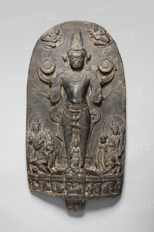 Sun God Surya Standing in His Chariot, Pala period, 10th/11th century.