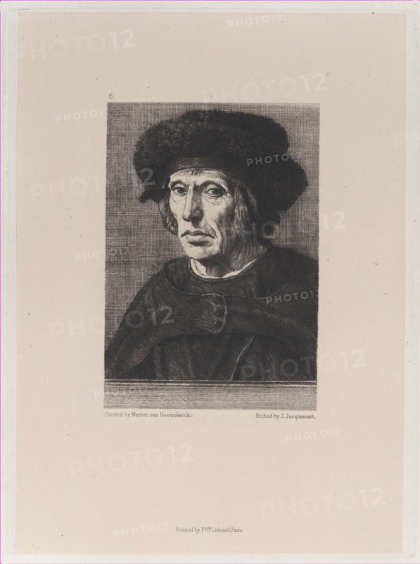 Portrait of Jacob van Veen, after Maarten van Heemskerck, 1871.