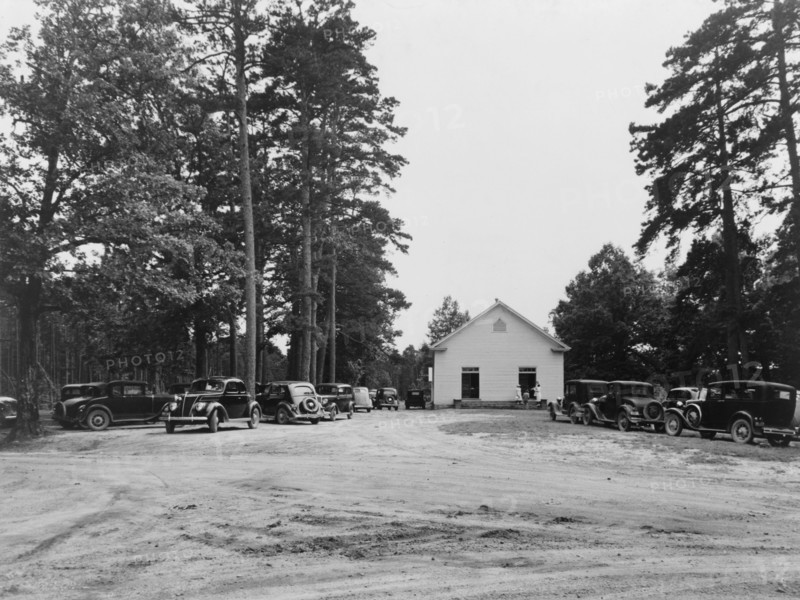 Wheeley's Church and grounds. Person County, North Carolina.