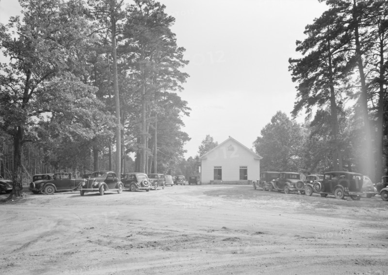 Wheeley's Church and grounds. Person County, North Carolina.