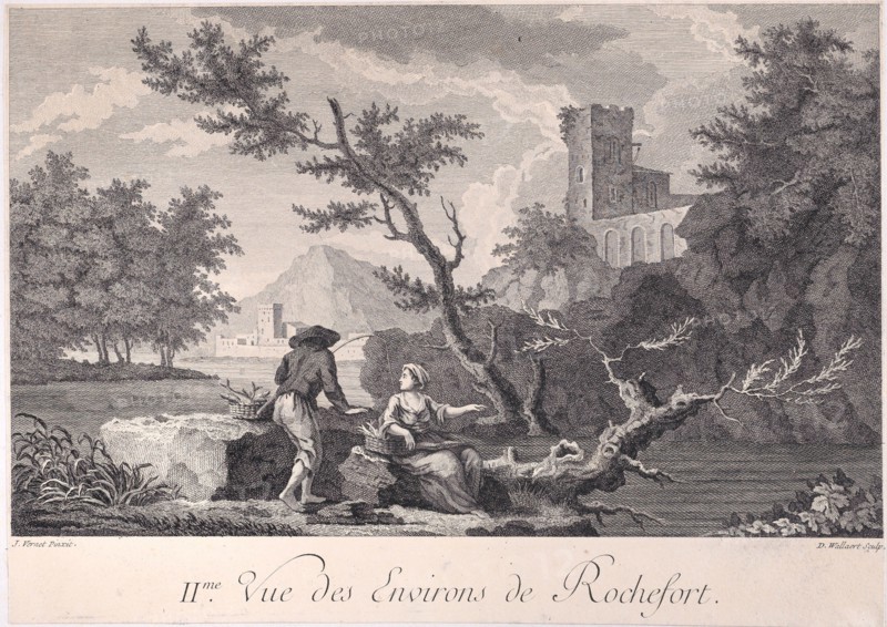 Second View of the Surroundings of Rochefort, ca. 1750-1800.