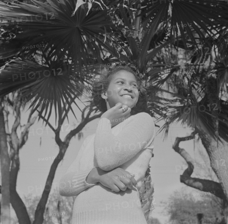 Daytona Beach, Florida. Bethune-Cookman College. A student.