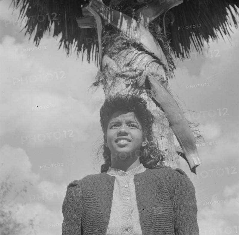 Daytona Beach, Florida. Bethune-Cookman College. A student.