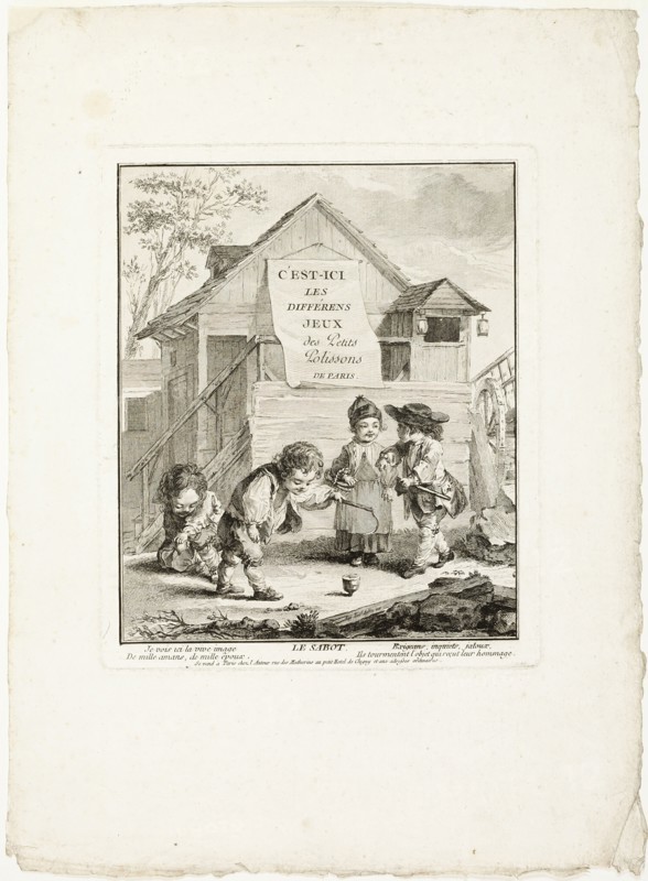 Horse Shoes, from The Games of the Urchins of Paris, 1770.
