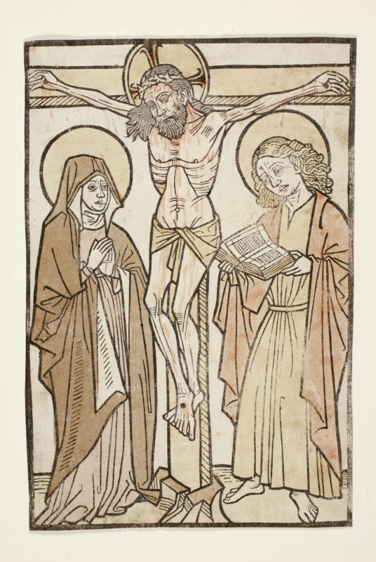 Christ on the Cross Between Mary and Saint John, 1460/70.