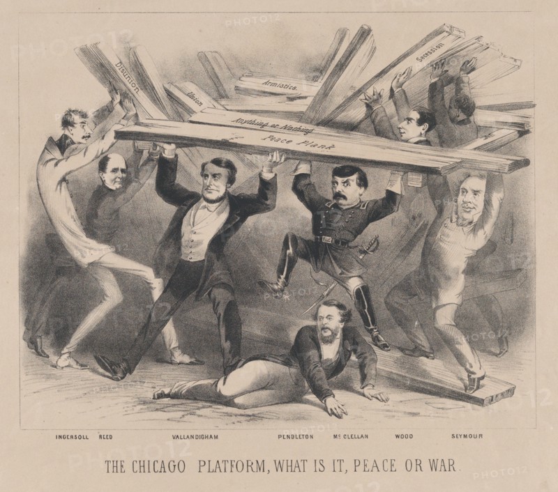 The Chicago Platform, What is It, Peace or War, ca. 1864.