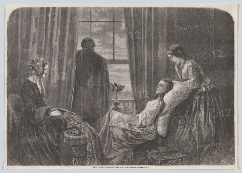 Fading Away, from "Illustrated Times", October 5, 1858.