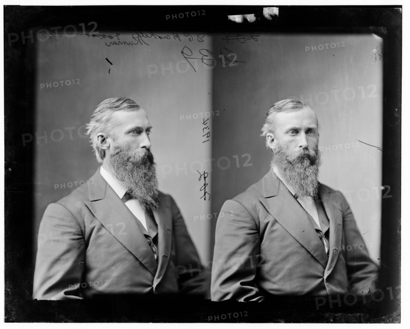 Haskell, Hon. Dudley of Kansas, between 1865 and 1880.