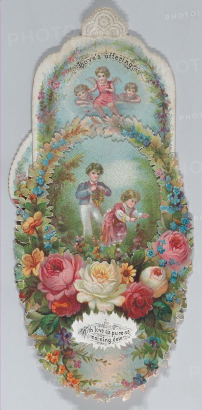 Valentine - Mechanical - romantic symbolism, ca. 1875.