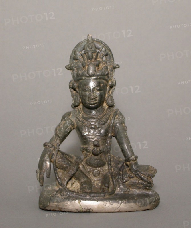 Seated Bodhisattva Maitreya, Pyu period, 7th century.