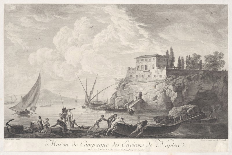 House in the Country Surrounding Naples, ca. 1720-60.