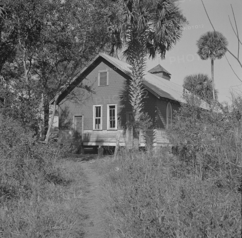 Daytona Beach, Florida. Church in the Negro section.
