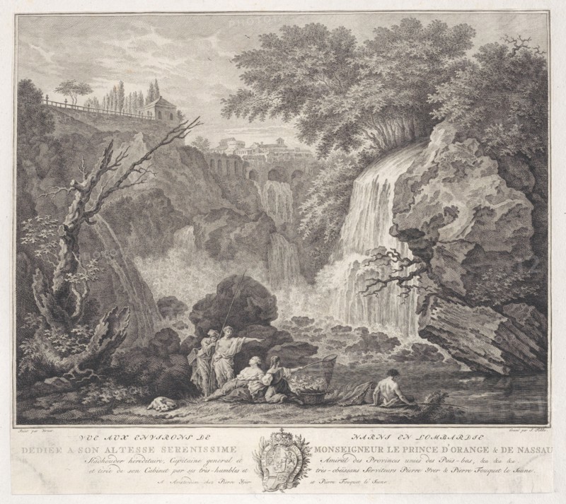 View of the Surroundings of Narni in Lombardy, 1770.
