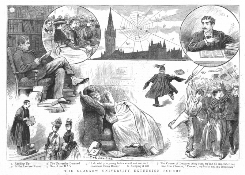 ''The Glasgow University Extension Scheme', 1890.