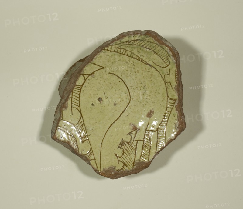 Fragment of a Bowl, mid 12th-early 13th century.