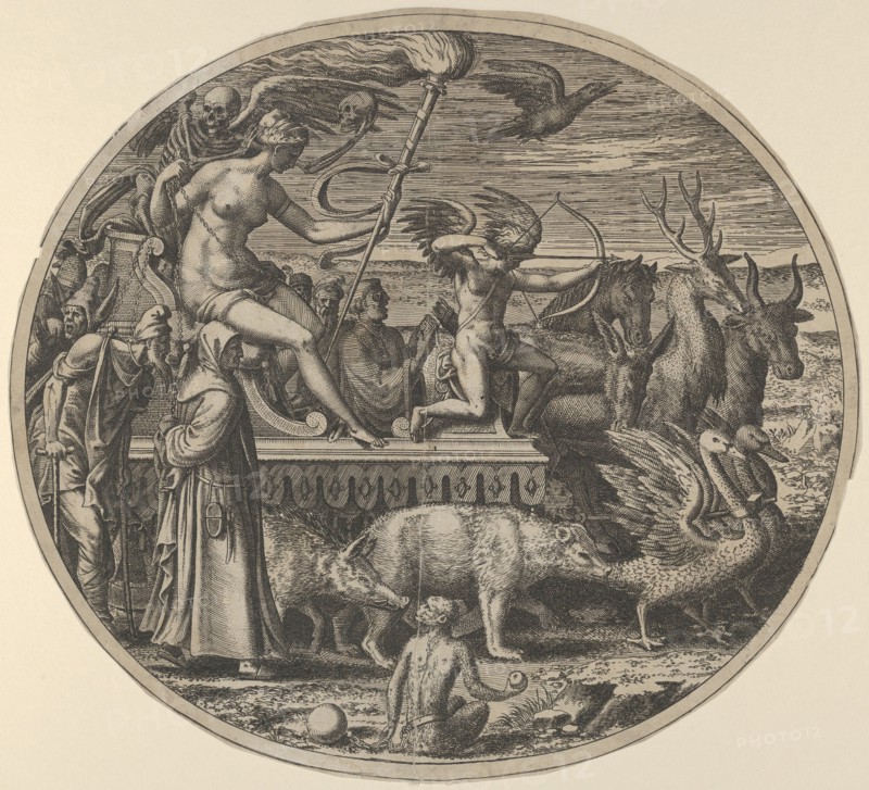 Lust, from the 'Seven Deadly Sins', ca. 1550-55.