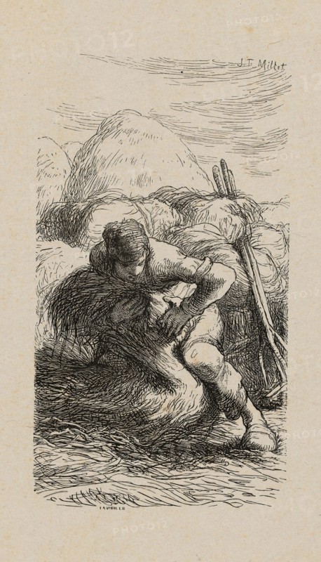 Sheaf-Binder, 1853, after drawing made in 1852.