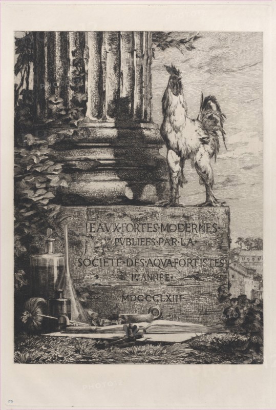 Frontispiece for the Society of Etchers, 1863.