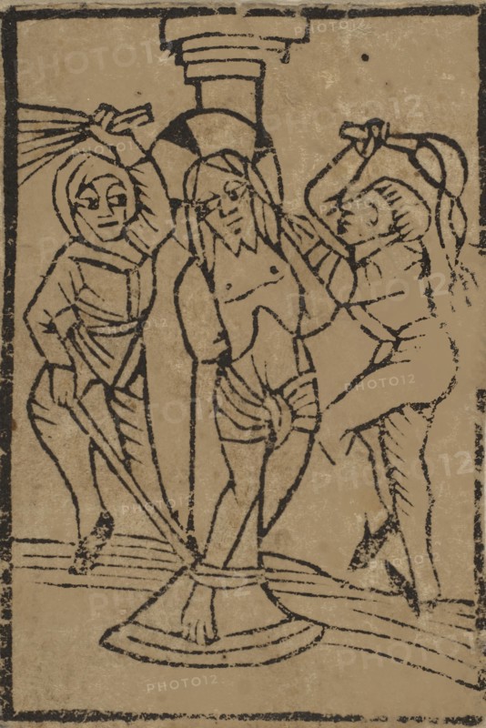 The Flagellation (Schr. 308c), 15th century.