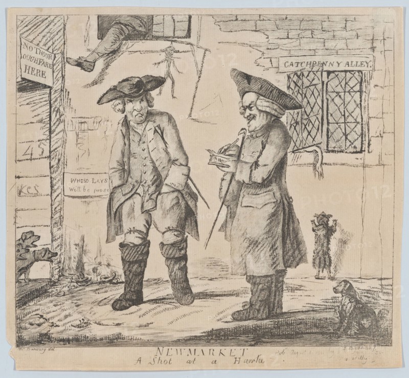 Newmarket: A Shot at a Hawk, August 1, 1801.