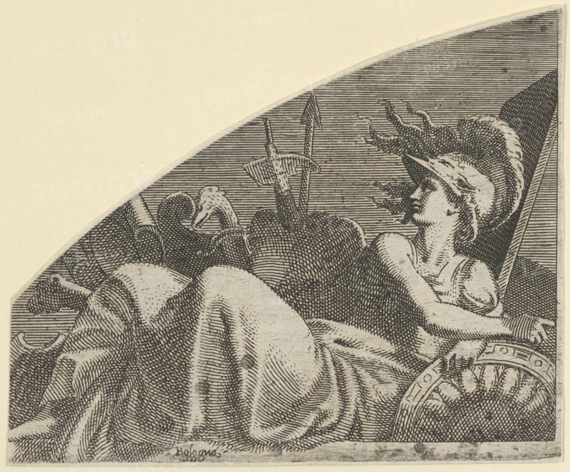 Bellona Seated on her Trophies, ca. 1540-45.