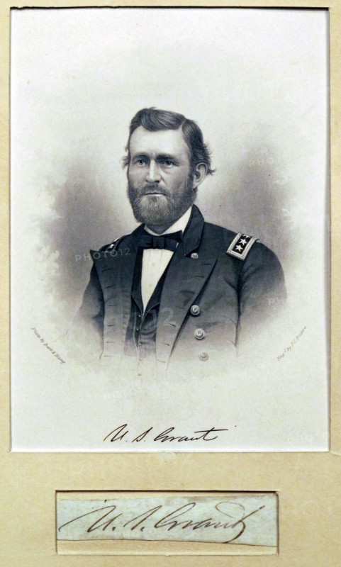Portrait of U. S. Grant, late 19th century.