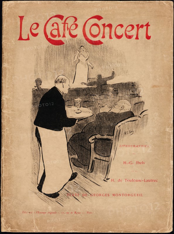 Portfolio Cover for Le Café-Concert, 1893.