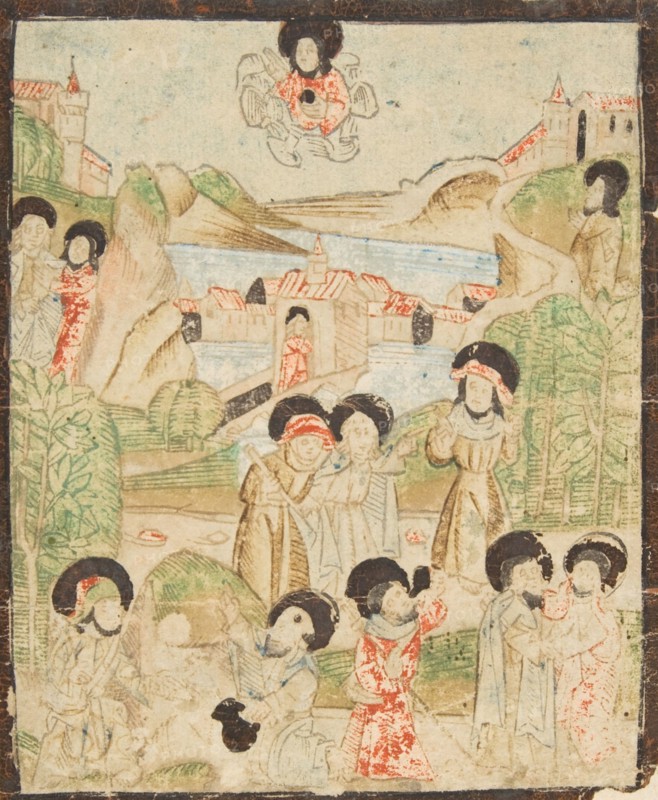Hermit Saints (Schr. 1773b), 15th century.