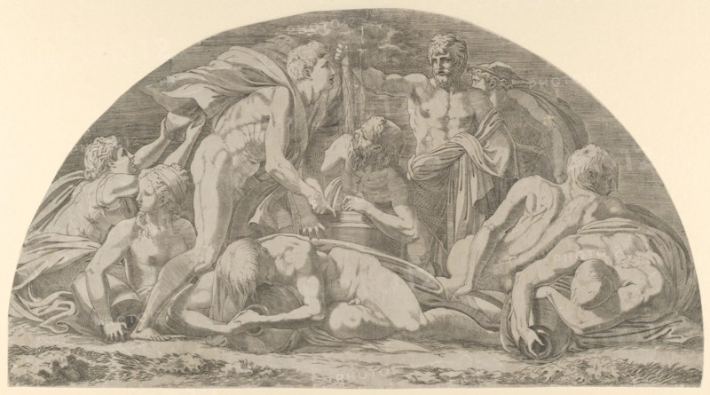 Jupiter Pressing the Stormclouds, 1540-56.