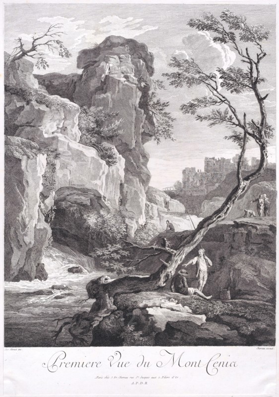 First View of Mount Cenia, ca. 1750-1800.