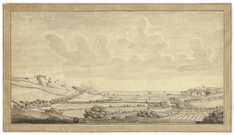 View of Farm Land Near the Sea, c.1770.