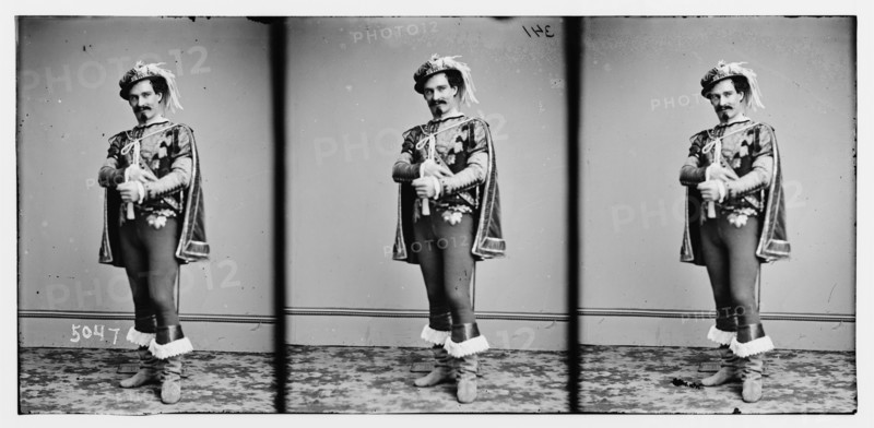 McCollough, John, actor, ca. 1860-1865.