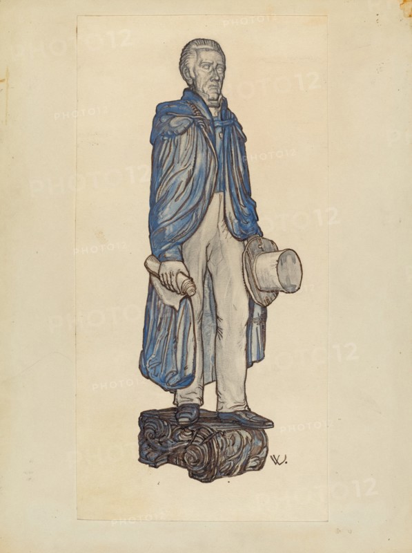 Figurehead: "Andrew Jackson", c. 1938.