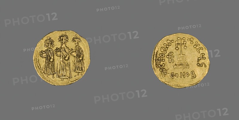 Solidus (Coin) of Heraclius, 638-641.